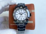 Swiss Rolex TBlack Revenge Replica GMT Master II White Face Watch 2824 Movement